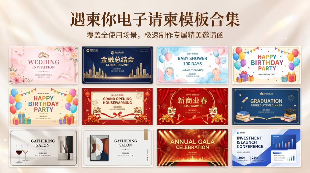 电子请柬背景音乐攻略｜全场景适配！氛围感直接拉满🎶